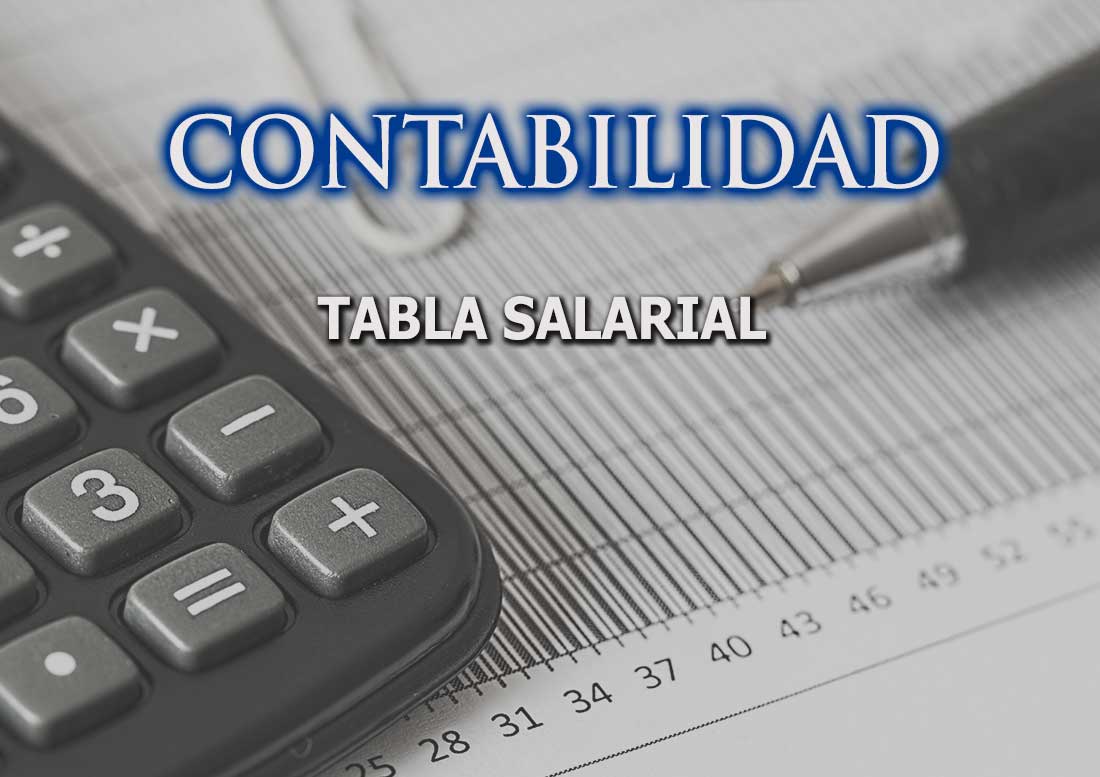 tabla salarial 1 - TABLA SALARIAL 2021