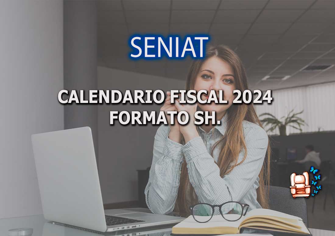calendario fiscal 2024 formato sh - Calendario fiscal 2024 Formato SH.